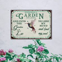 Personalized Garden Floral Art Find My Soul Custom Classic Metal Signs-CUSTOMOMO