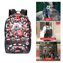 Graffiti Backpack for School,Casual Daypack,Designer Laptop Backpack for 15.6 Inch Laptop,College Backpack with USB Port