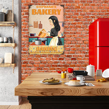 Baking Because Murder Is Wrong - Personalized Custom Metal Sign - Customizable Metal Signs - Kitchen