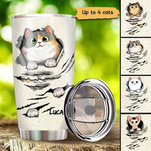 Personalized Tumbler Cup Cats Lovers Custom Tumbler