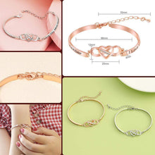 Christmas Gift Infinite love bracelet for Mom-Crystal inlaid-Real stock Bracelet For Woman GG