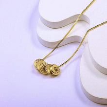 Christmas Gift Melody Necklace with Custom Engraved Name Beads Mom Necklace MelodyNecklace