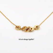 Christmas Gift Melody Necklace with Custom Engraved Name Beads Mom Necklace MelodyNecklace