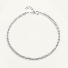 Cubic Zirconia Tennis Bracelet Silver Bracelet For Woman MelodyNecklace